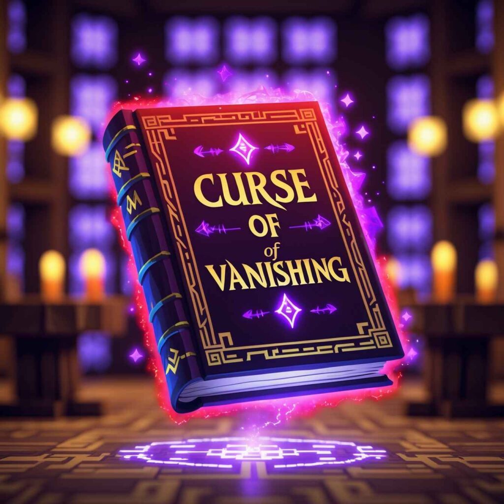 Curse of Vanishing in Minecraft book